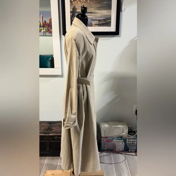 ❤️Talbots Everyday Classic Trench Coat-Sz 20 - Picture 3 of 8